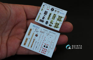 Intérieur imprimé en 3D et coloré sur papier décalcomanie Quinta Studio QD32027 A6M5 (Nakajima prod.) 1/32 – image 2