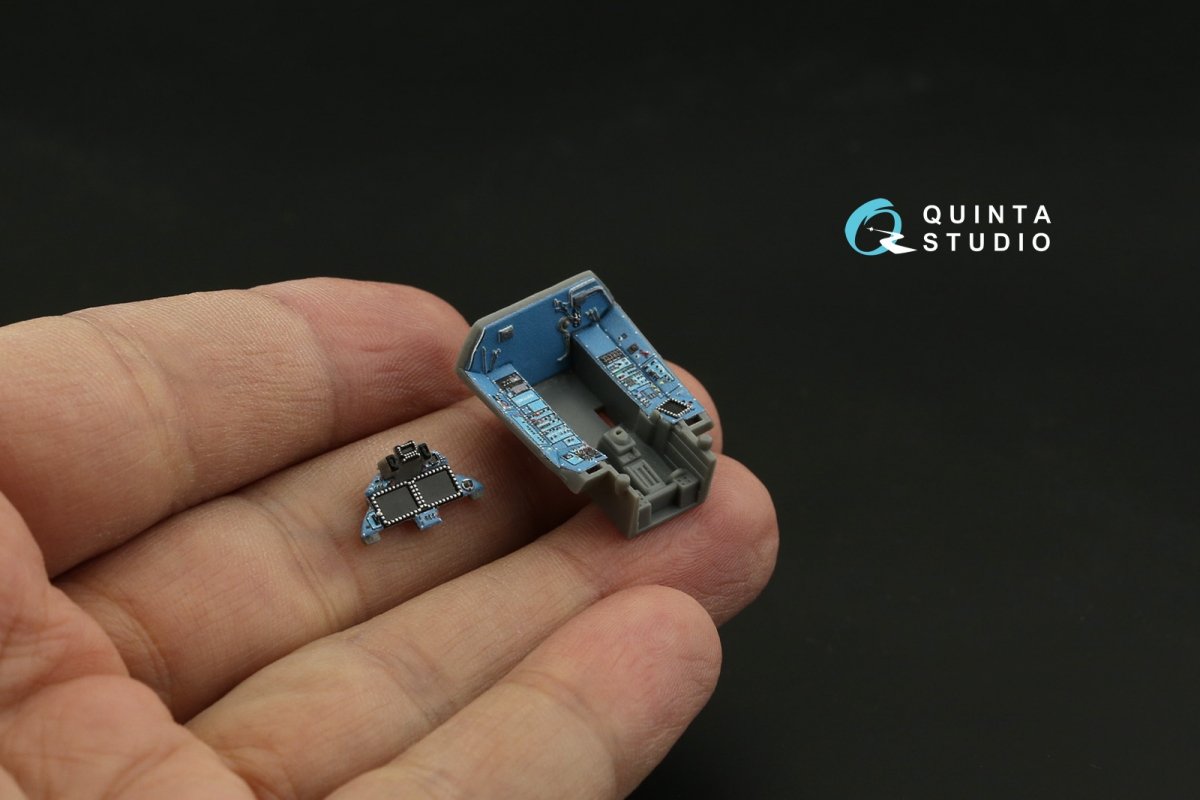 Quinta Studio QD72060 Su-35S 3D-Printed &amp;amp; coloured Interior on decal paper (GWH) 1/72 – zdjęcie 9