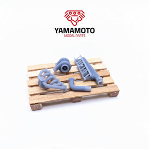 Kit turbo Yamamoto YMPTUN42 pour Toyota Supra 2JZ (compatible Tamiya 24123, échelle 1/24)