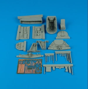 Aires 2069 Me 262A Schwalbe cockpit et baie de train d&amp;#39;atterrissage 1/32 TRUMPETER