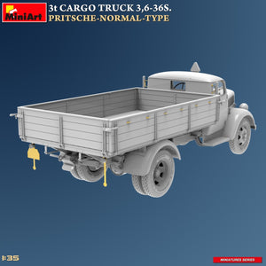 MiniArt 38079 3t CARGO TRUCK 3,6-36S. PRITSCHE-NORMAL-TYPE 1/35 – zdjęcie 4