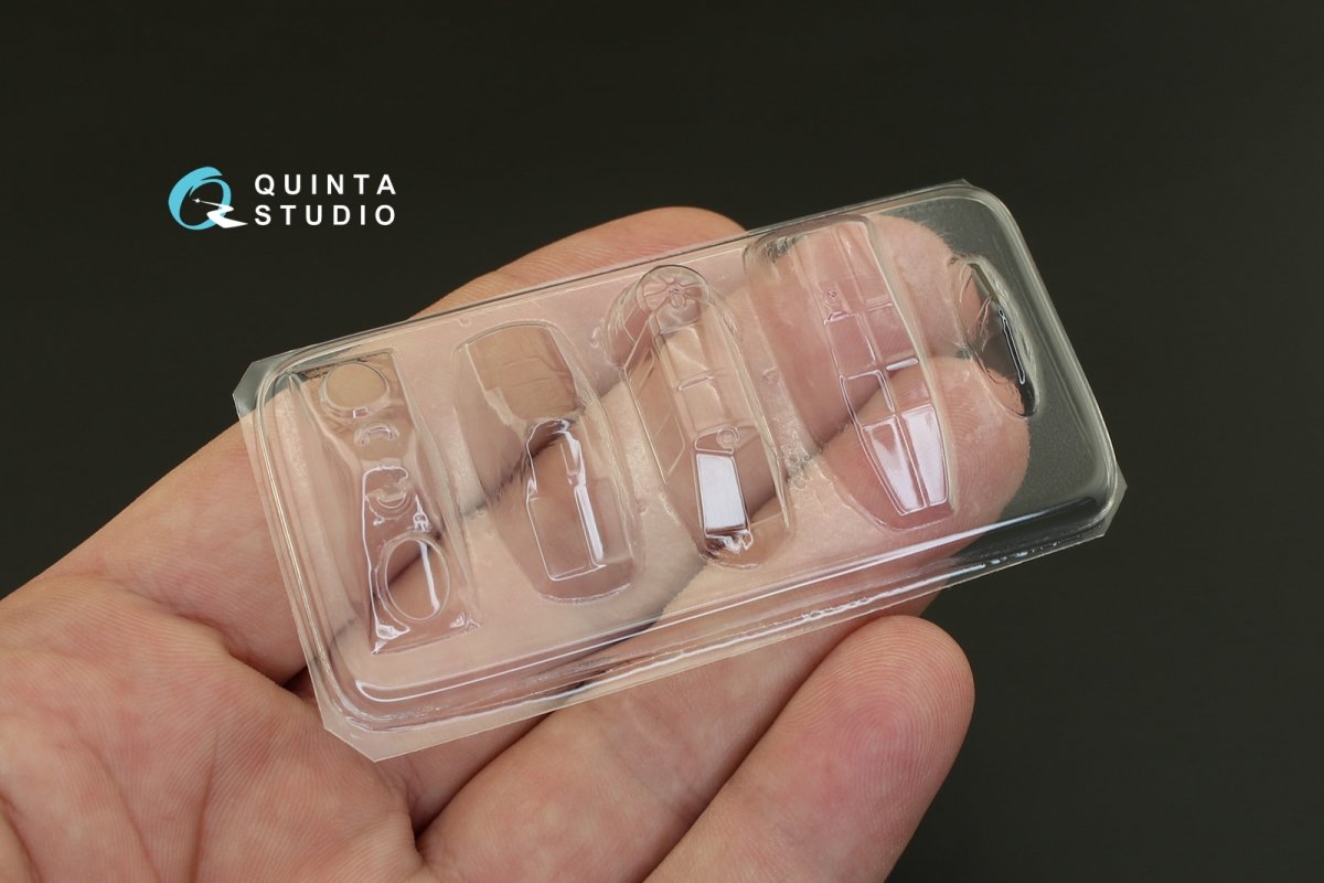 Verrière transparente thermoformée Quinta Studio QC72001 Pe-2 (pour kit Zvezda 7283) 1/72 – image 4