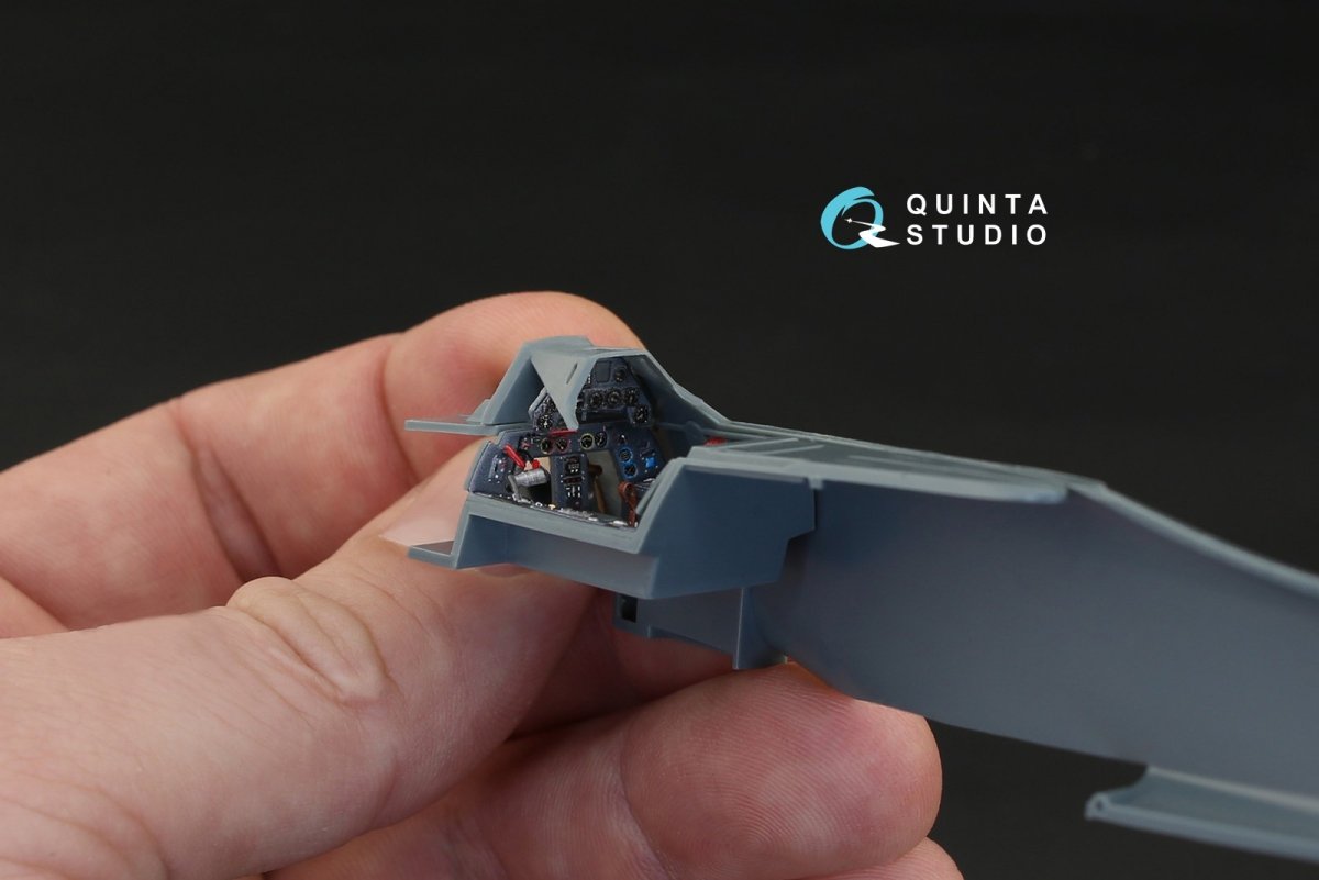 Intérieur imprimé en 3D et coloré sur papier décalcomanie Quinta Studio QD48128 Fw 190 A-8/A-9 (R11) (pour kit Eduard) 1/48 – immagine 3