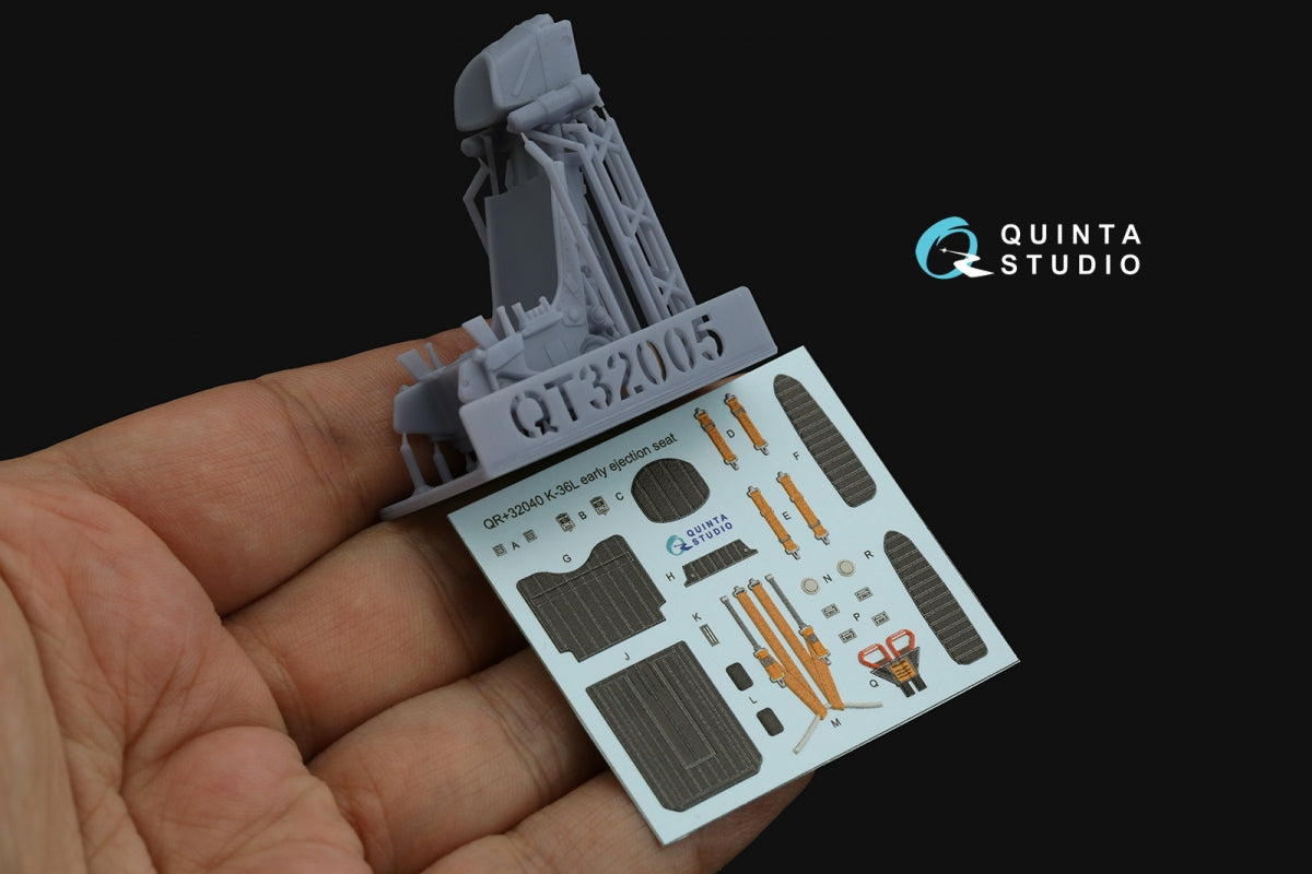 Quinta Studio QR+32040 K-36L (early) ejection seat (for Su-25 aircraft until 2007) (All kits) 1/32 – zdjęcie 2