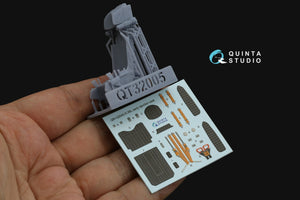 Quinta Studio QR+32040 K-36L (early) ejection seat (for Su-25 aircraft until 2007) (All kits) 1/32 – zdjęcie 2