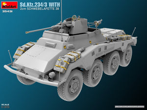MiniArt 35431 Sd.Kfz.234/3 Avec 2cm Schwebelafette 38 1/35 – immagine 11