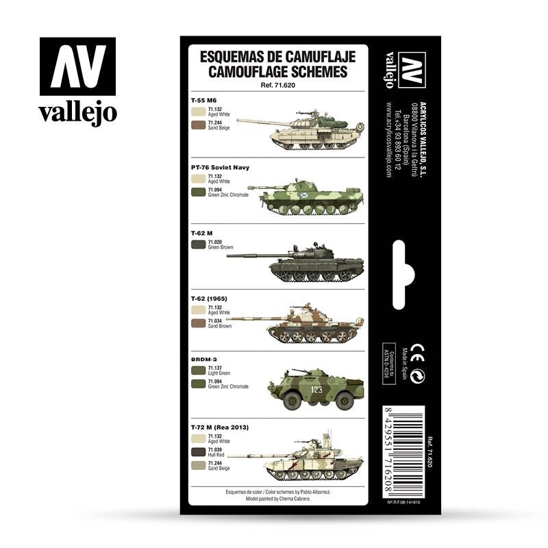 Vallejo 71620 Motifs désertiques russes de la Guerre froide et de l&amp;#39;époque moderne 8x17ml – immagine 2