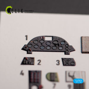 KELIK K72155 F4U-1A Corsair - décalcomanies 3D intérieures pour maquette Tamiya au 1/72 – image 2