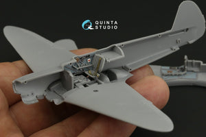 Intérieur du Yak-1B imprimé en 3D et coloré sur papier décalcomanie Quinta Studio QD72084 (Arma Hobby) à l&amp;#39;échelle 1/72  – image 6