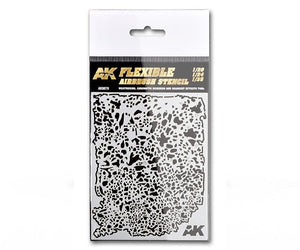 Pochoir flexible pour aérographe AK Interactive AK9079 1/20 – 1/24 – 1/35