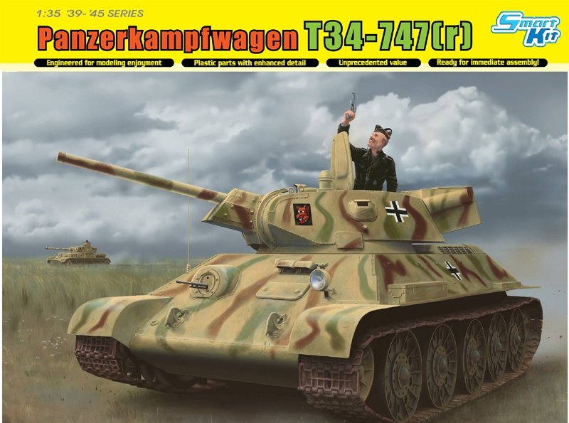 Dragon 6449 Panzerkampfwagen T34-747(r) (1/35)