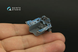 Intérieur imprimé en 3D et coloré sur papier décalcomanie Quinta Studio QDS-48320 Su-30SM (GWH) (Petite version) 1/48 – image 9