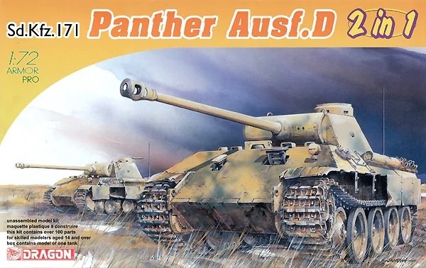 Dragon 7547 Sd.Kfz.171 Panthère Ausf. D Début/Fin 2 en 1 1/72