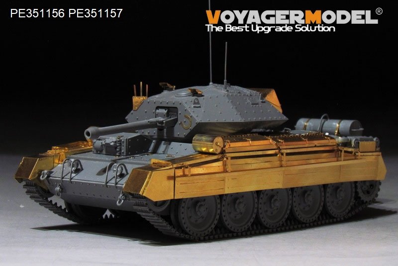 Garde-boues pour char Crusader Mk.III britannique de la Seconde Guerre mondiale, modèle Voyager PE351157 (pour Boder BT-012), échelle 1/35 – image 2