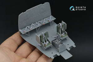 Intérieur imprimé en 3D et coloré pour UH-1B (Trumpeter) de Quinta Studio QD35158, échelle 1/35 – immagine 3