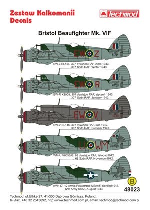 Techmod 48023 - Bristol Beaufighter VI 1/48 – immagine 2
