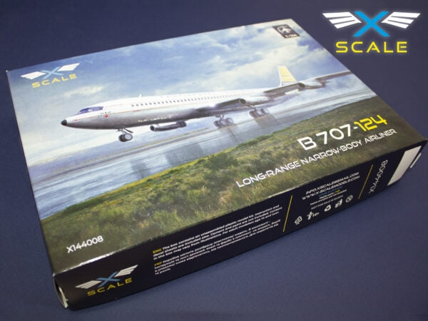 Maquette X-Scale 144008 B707-124 Avion de ligne long-courrier à fuselage étroit Continental 1/144 – image 2