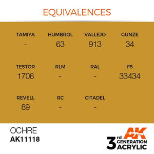 AK Interactive AK11118 OCRÈME – STANDARD 17 ml – imagen 3