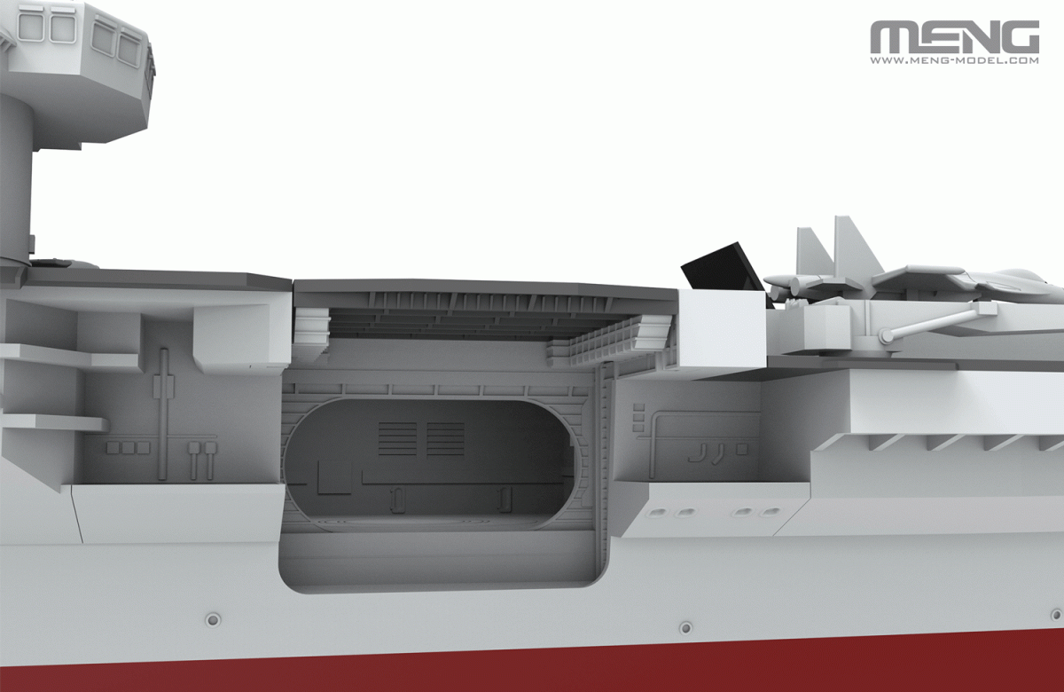Maquette d&amp;#39;avion Meng PS-010 Liaoning 1/700 – image 9