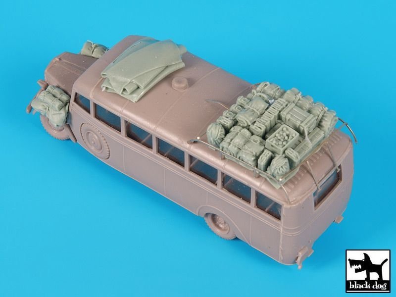 Ensemble d&amp;#39;accessoires Black Dog T72102 Opel Blitz Omnibus pour Roden 1/72 – image 3