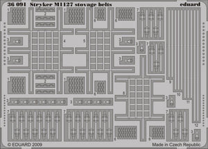 Ceintures de rangement Eduard 36091 Stryker M1127 au 1/35 Trumpeter