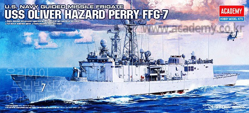 Maquette Academy 14102 USS Olivier Hazard Perry (1/350)