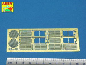 Grilles Aber 35G26 pour char allemand Standardpanzer E-75 ou E-50 (1/35) – immagine 2