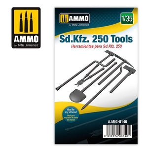 Munitions du Mig 8140 Sd.Kfz. 250 Outils 1/35