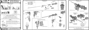 Maquette Master GM-35-070 Browning M2HB calibre .50 (12,7 mm) - avec support pour chasseur de chars M10 (berceau D70627 avec petite boîte à munitions D68375) 1/35 – image 12