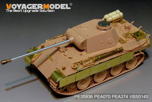 Maquette Voyager PE35936 Panther D allemand de la Seconde Guerre mondiale avec réservoirs de carburant « Stadtgas » (de base pour MENG TS-038 au 1/35) – Bild 6