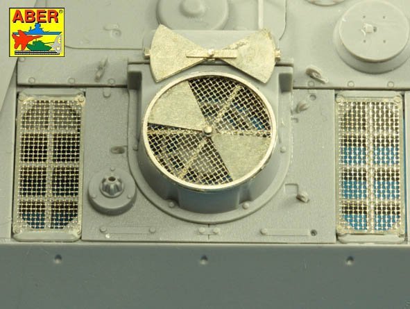 Grilles Aber 35G35 pour Panther, Ausf.G; Jagdpanther, Ausf.G2 - Modèles récents pour Takom 1/35 – image 8