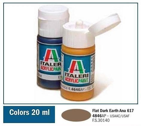 Italeri 4846AP FLAT DARK EARTH ANA 617 20ml