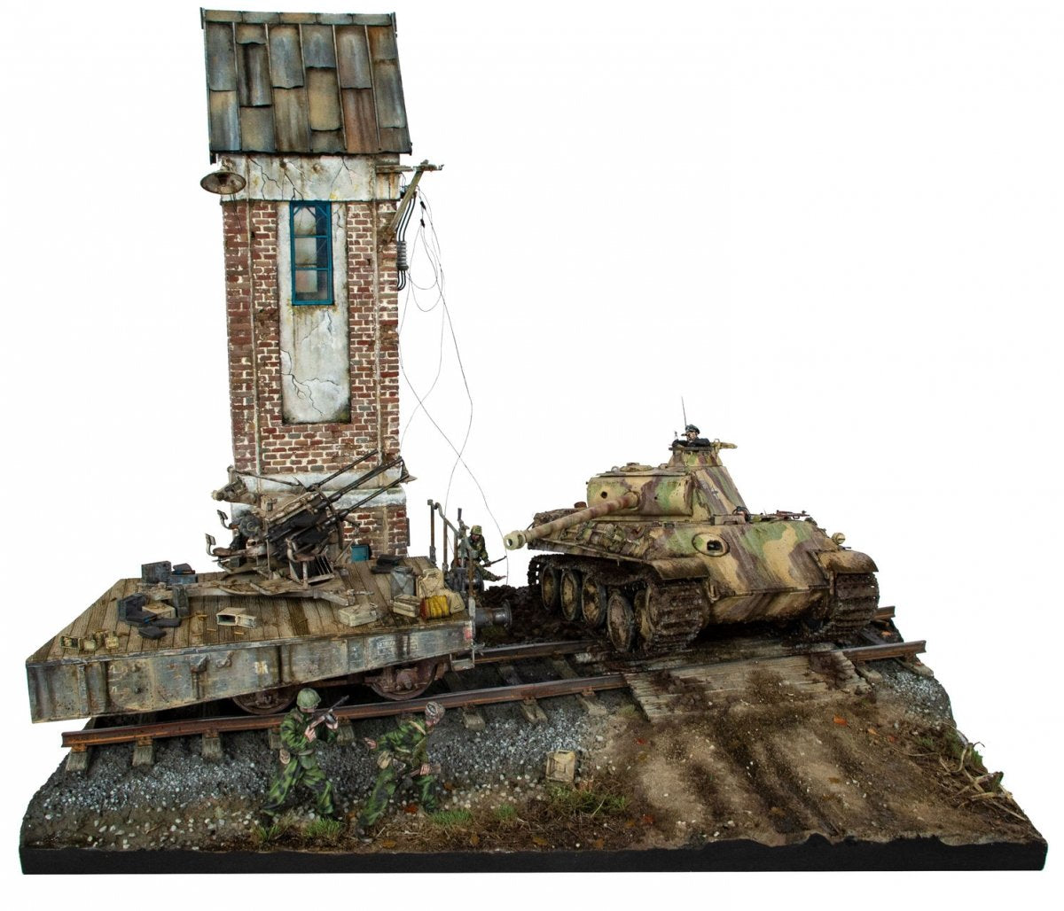 RT-Diorama 35027 Diorama-Base: Railroad Crossing 1/35 – zdjęcie 4