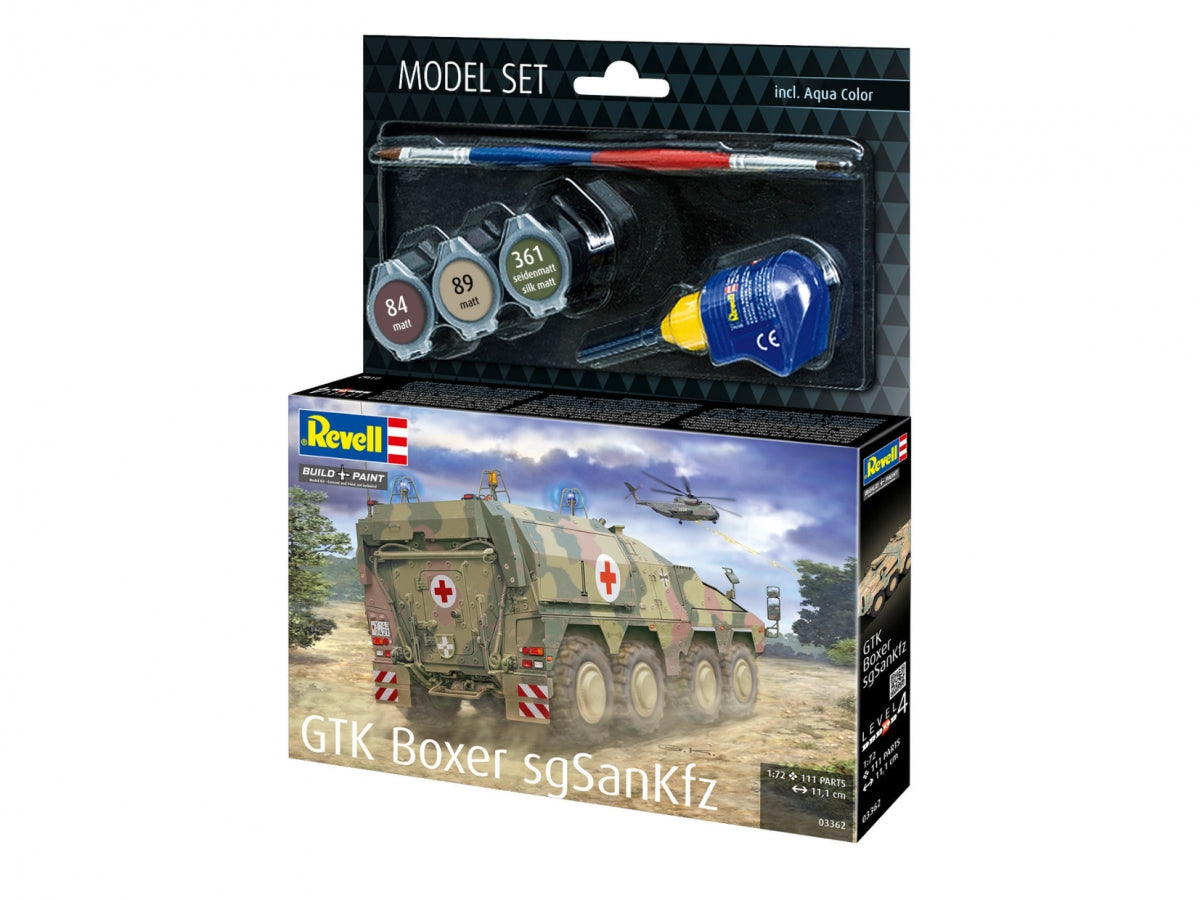 Revell 63362 GTK Boxer sgSanKfz Maquette Set 1 1/72 – immagine 5