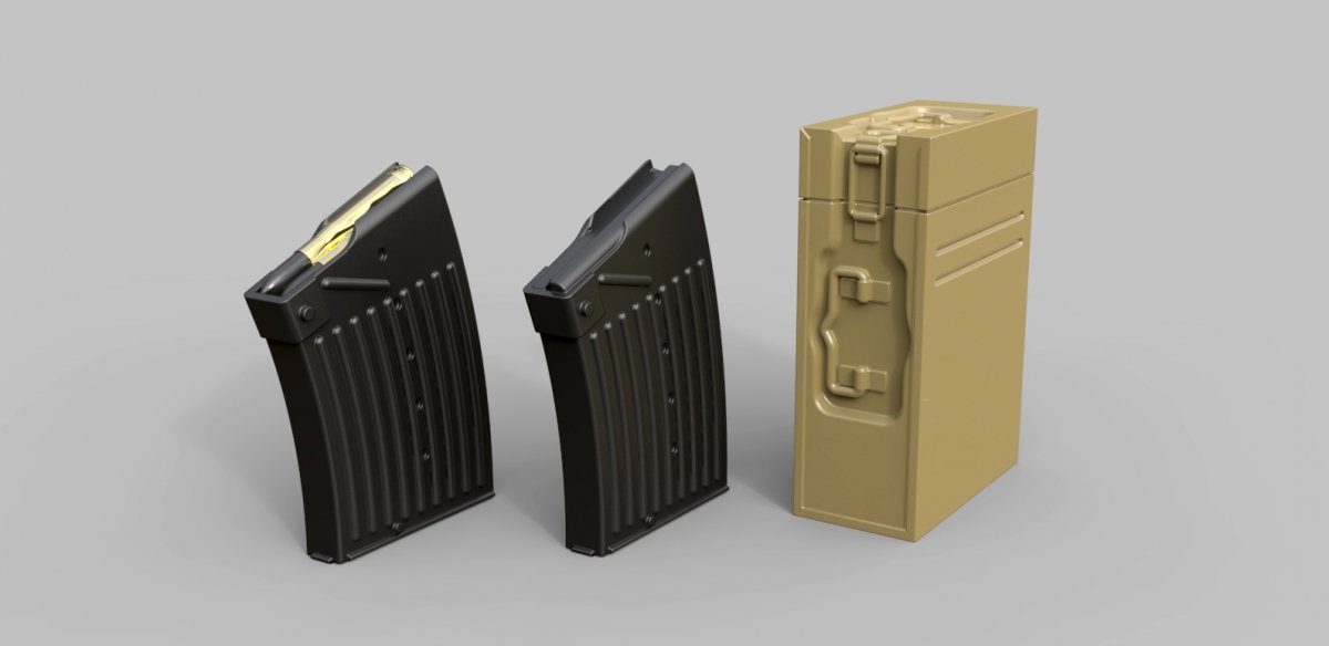EUREKA XXL E-043 Boîtes et chargeurs de munitions FlaK38 de 2 cm, échelle 1/35 – immagine 3