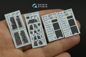 Intérieur imprimé en 3D et coloré pour le F-16D Block 40 de Quinta Studio (outil Kinetic 2022), échelle 1/48 – image 4