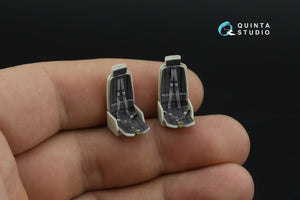Intérieur imprimé en 3D et coloré sur papier décalcomanie (KittyHawk) pour AH-1Z Zulu Cobra/Viper de Quinta Studio QD+48535 (avec pièces en résine imprimées en 3D) à l&amp;#39;échelle 1/48 – Bild 11