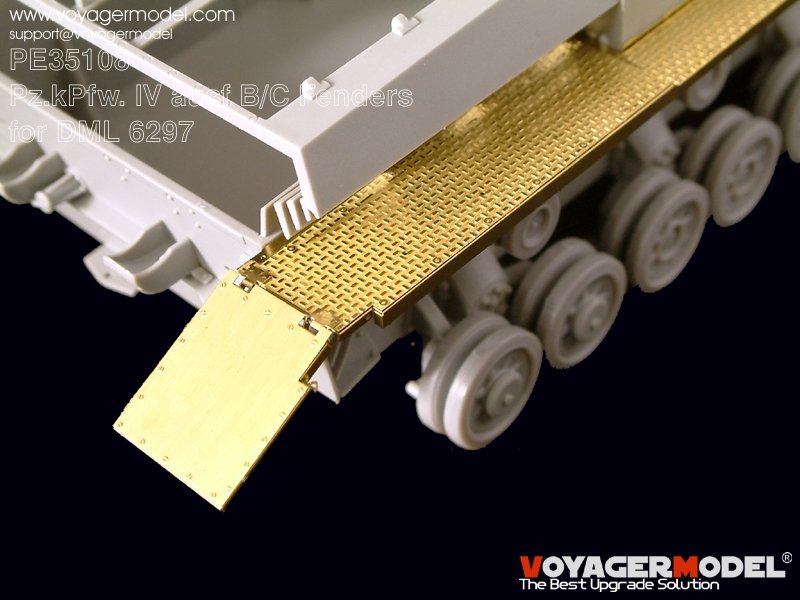 Modèle Voyager PE35108 Pz.kPfw. Garde-boue IV Ausf B/C (pour DRAGON 6297) 1/35 – immagine 5