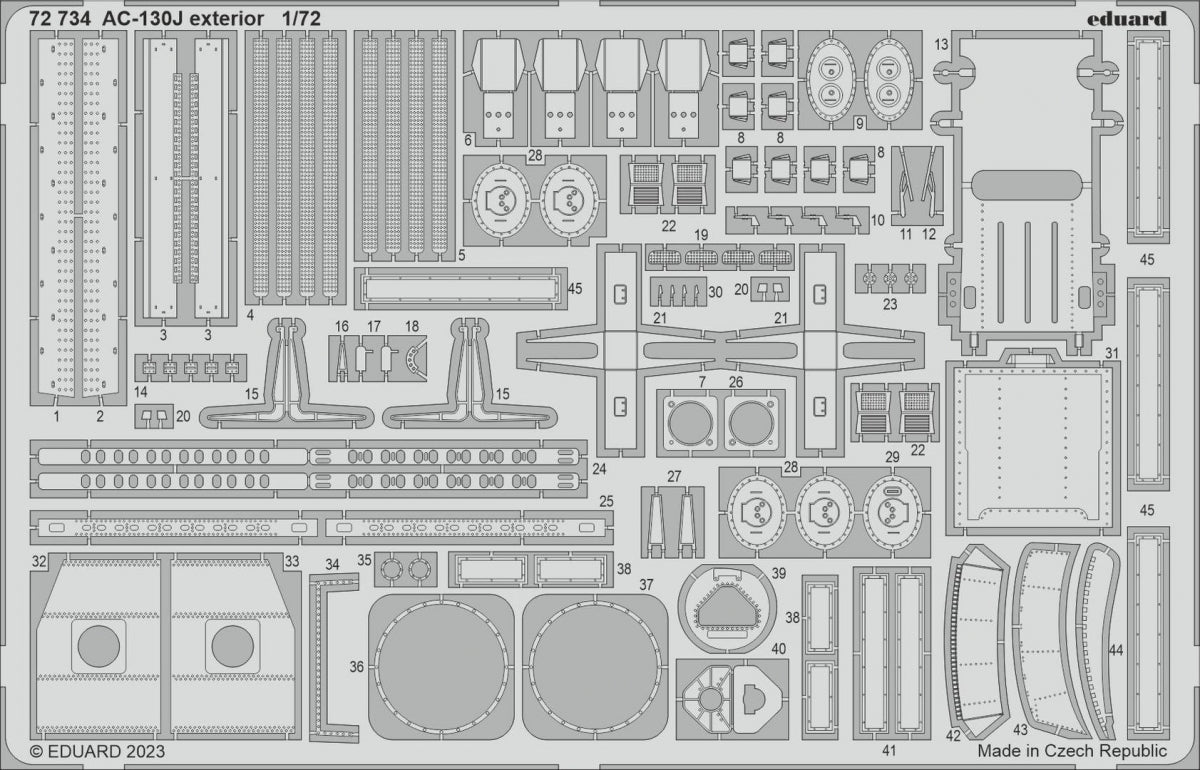 Eduard BIG72178 AC-130J PARTIE I ZVEZDA 1/72 – image 3