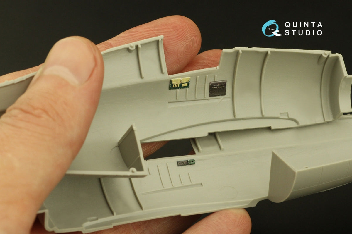 Intérieur coloré imprimé en 3D sur papier décalcomanie pour le F4F-4 Wildcat de Quinta Studio QD48006 (HobbyBoss) à l&amp;#39;échelle 1/48 – image 9