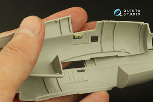 Intérieur coloré imprimé en 3D sur papier décalcomanie pour le F4F-4 Wildcat de Quinta Studio QD48006 (HobbyBoss) à l&amp;#39;échelle 1/48 – image 9