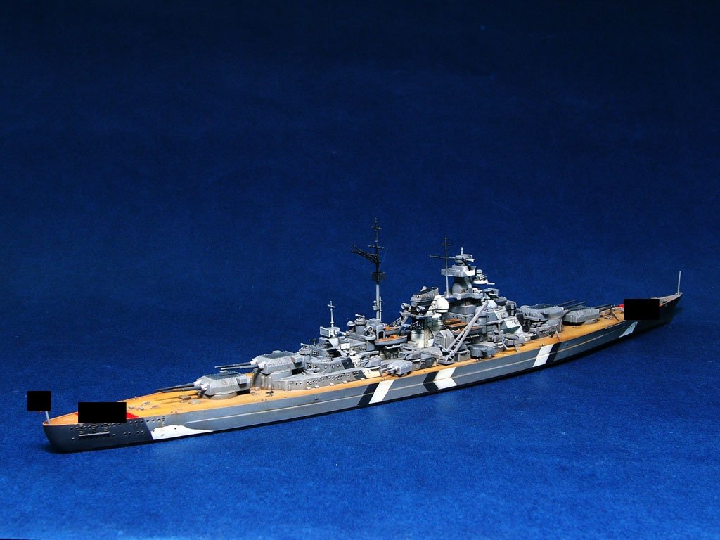 Trumpeter 05711 Allemagne Cuirassé Bismarck 1941 1/700 – Bild 3
