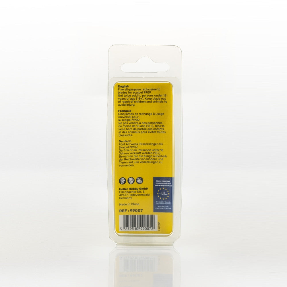 Lames de rechange universelles Heller 99007 pour scalpel (5 pièces)  – imagen 3