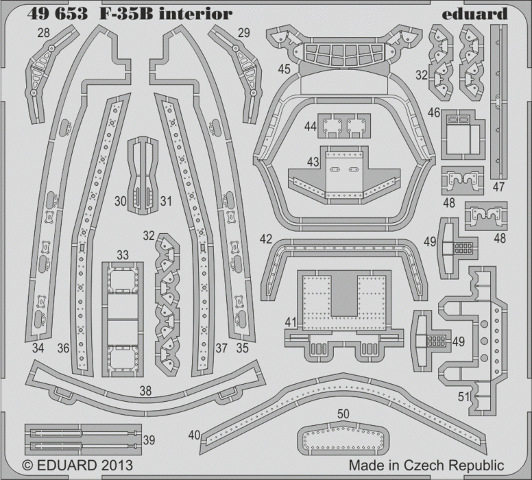 Intérieur du F-35B SA KITTY HAWK Eduard 49653 au 1/48 – Bild 2