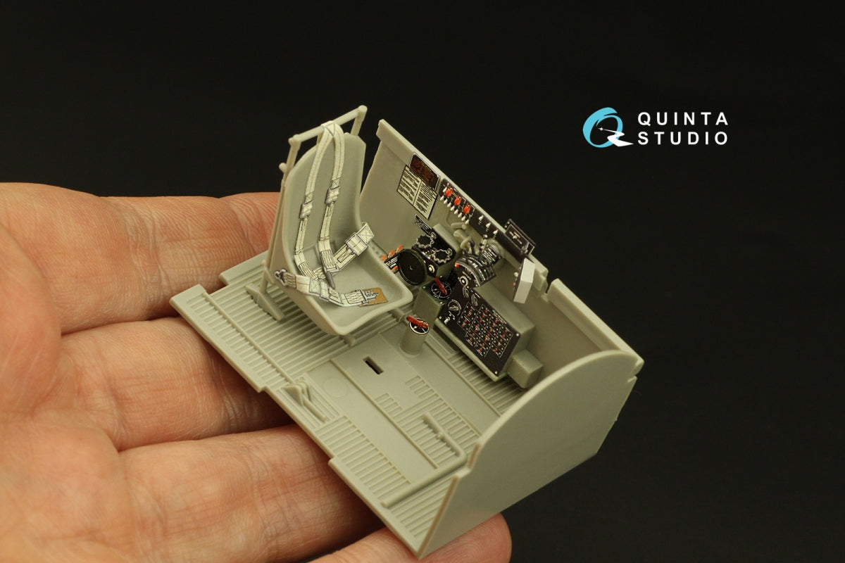 Intérieur coloré imprimé en 3D sur papier décalcomanie Quinta Studio QD32190 P-47N Thunderbolt (Trumpeter) 1/32 – immagine 6