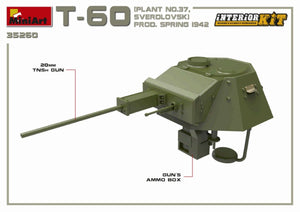 MiniArt 35260 USINE T-60 N.37, SVERDLOVSK PROD. PRINTEMPS 1942. KIT INTÉRIEUR 1/35 – immagine 15