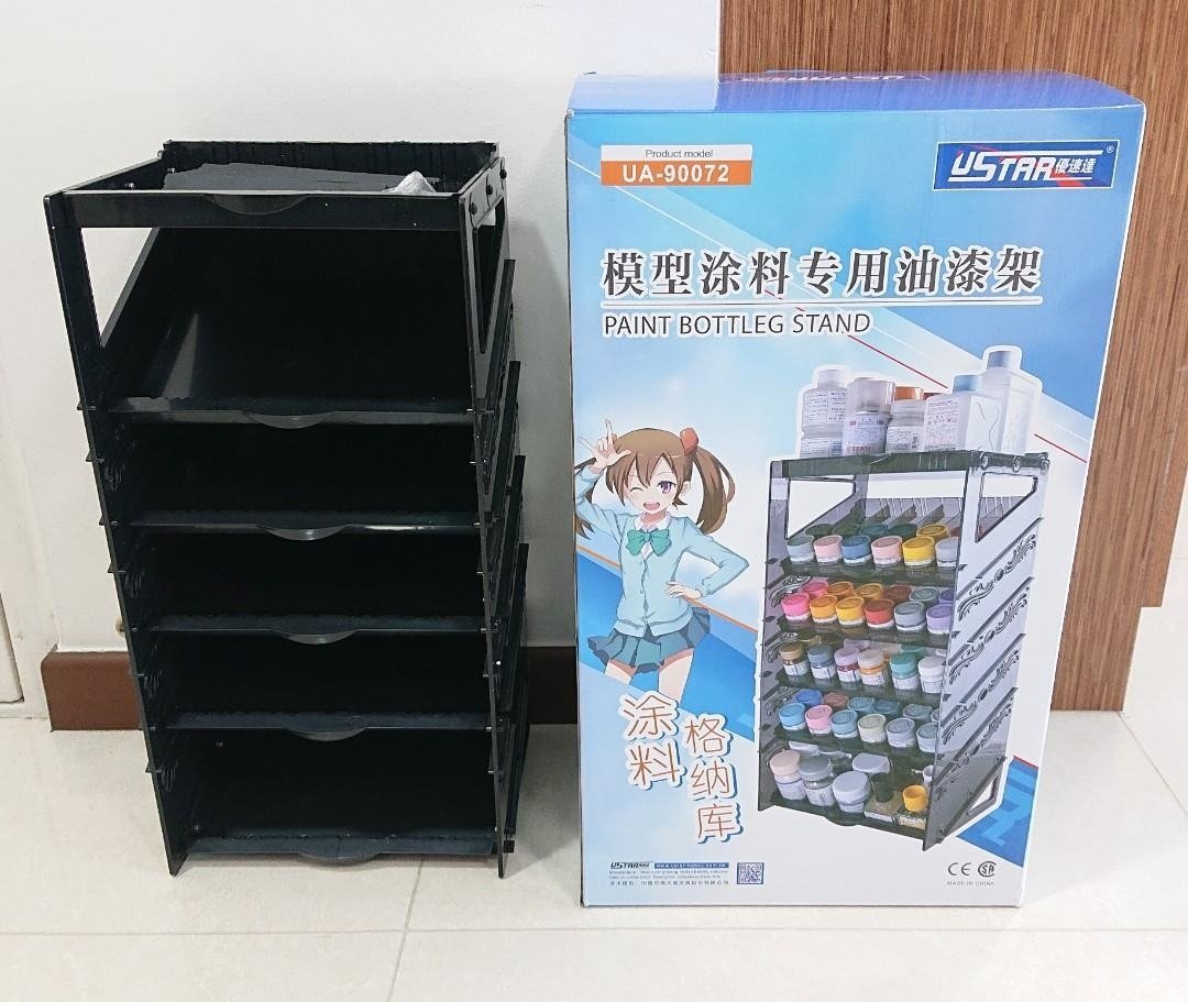 U-Star UA-90072 Storage Rack, Paint Bottle Storage Shelf - large rack for painting supplies