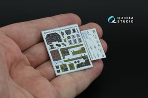 Quinta Studio QD48472 A-36 Intérieur coloré imprimé en 3D sur papier décalcomanie (Accurate Miniatures/Italeri) 1/48 – immagine 3