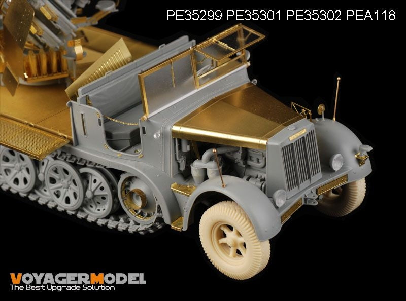 Maquette Voyager PE35299 Sd.Kfz.7/1 allemand de la Seconde Guerre mondiale, partie 1, pour DRAGON 6525 au 1/35 – Bild 7