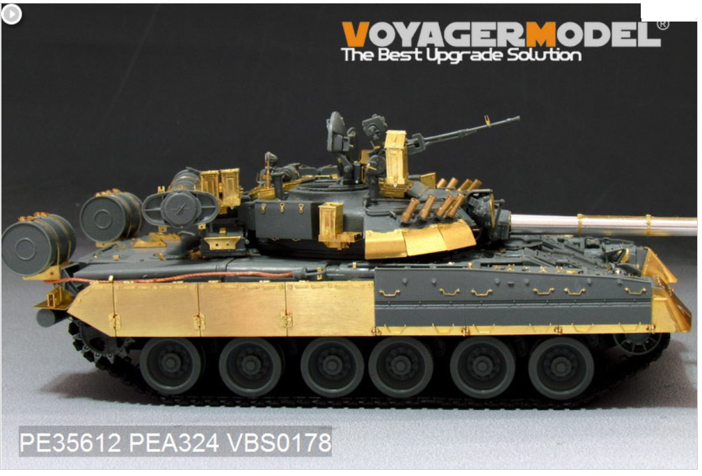 Maquette Voyager PE35612 T-80U Char de combat principal soviétique/russe pour X ACT XS35001 1/35 – immagine 2